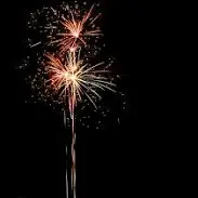 Colorful fireworks illuminating the night sky with vibrant bursts and trails.