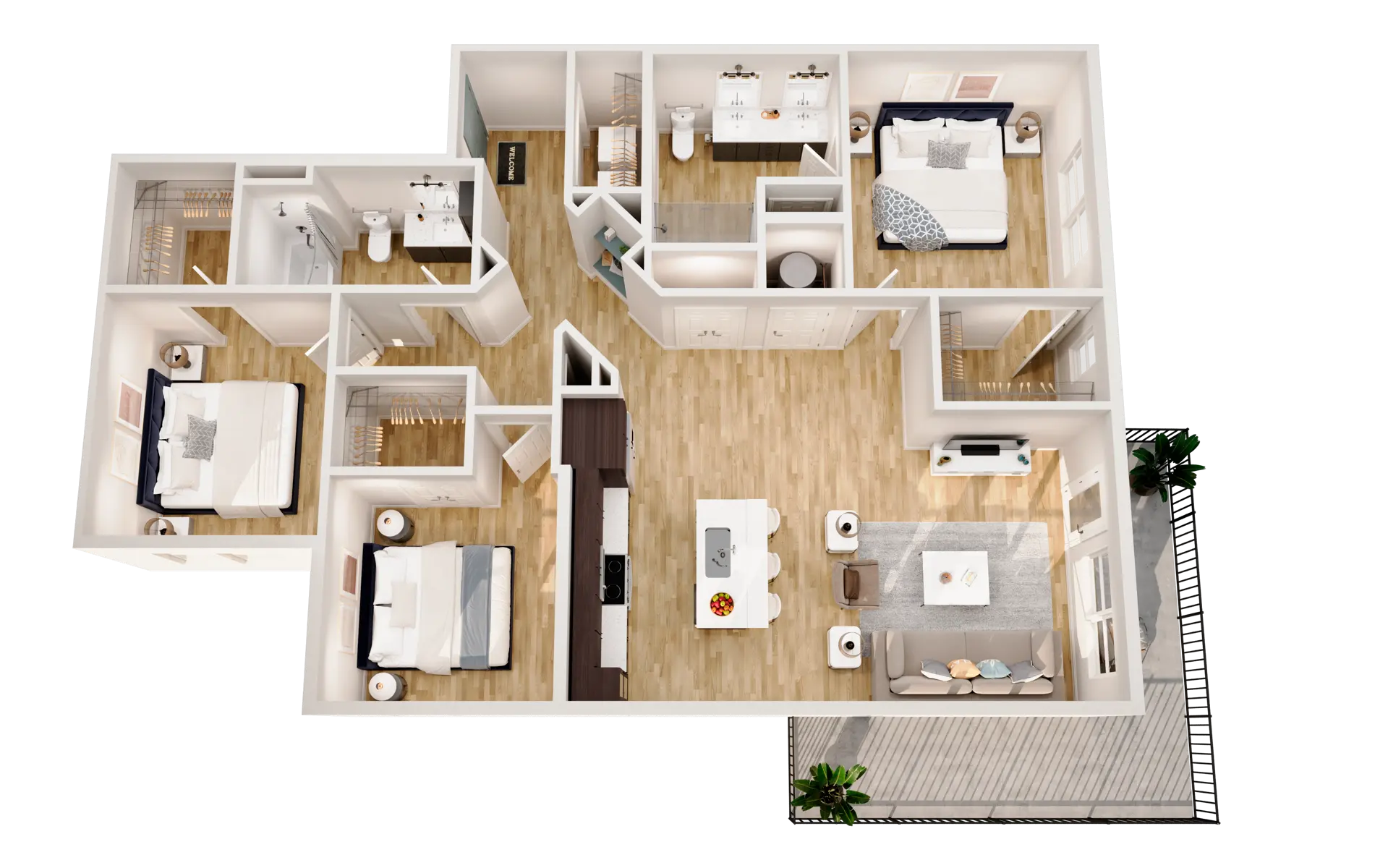 Optima Mallard Creek - Diagram, Floor Plan