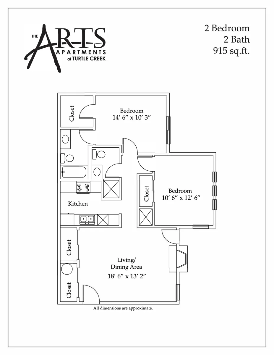 Arts at Turtle Creek Arts at Turtle Creek - Diagram, Floor Plan
