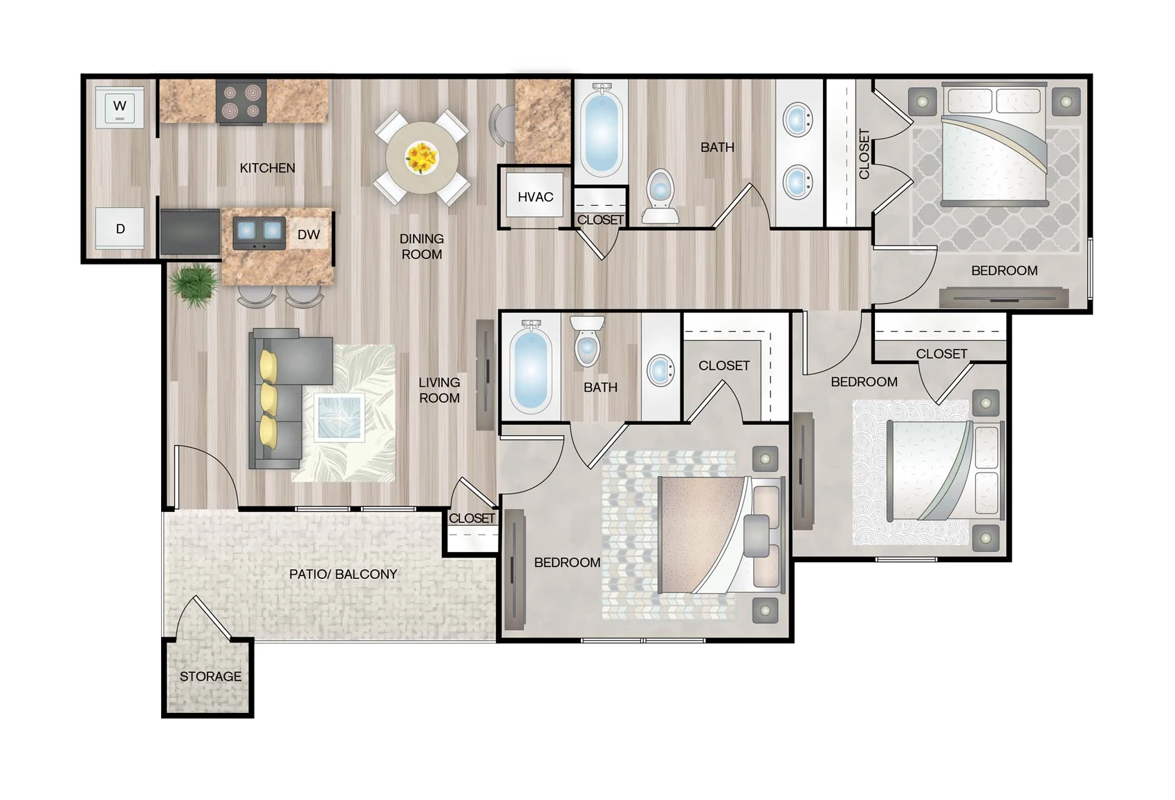 Crown Ridge & Brookstone - Diagram