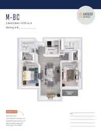 2 Bedroom 2 Bathroom