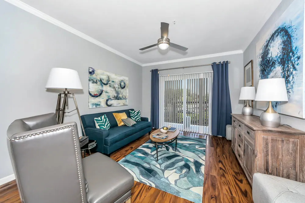 Coventry at Cityview Apartments - Living Room, Home Decor, Corner, Lamp