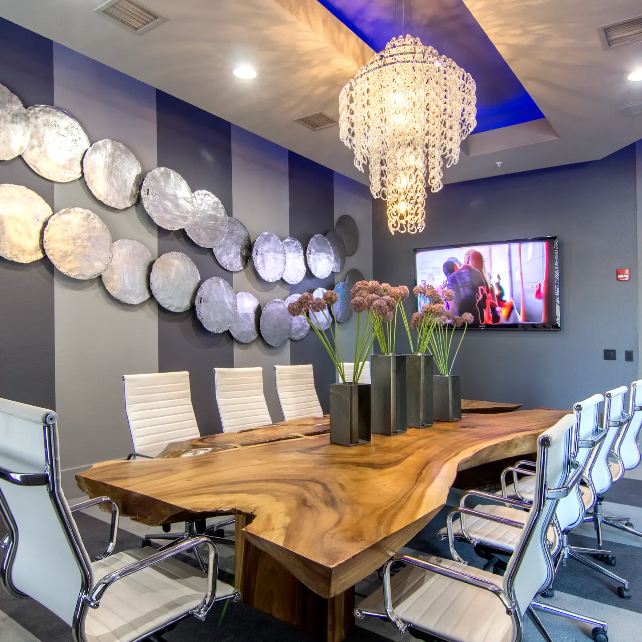 The Pointe Brodie Creek Apartments features a Conference Room, which is free for residents to reserve anytime the clubhouse is open.