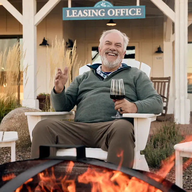 Mulberry Farms - Person, Sitting, Adult