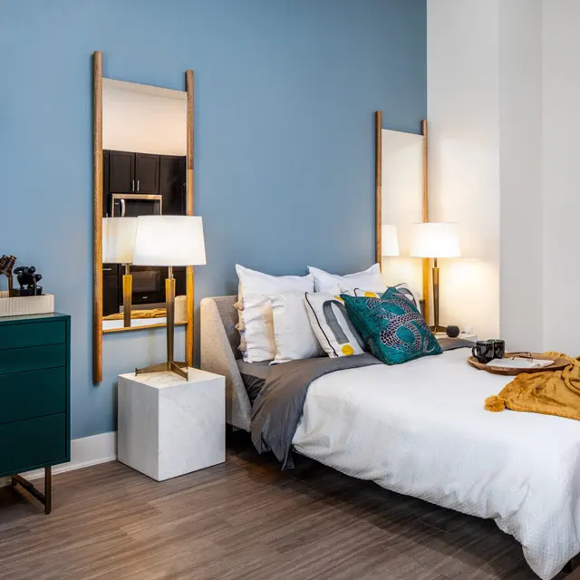 Standard at River District - Bedroom, Interior Design, Indoors, Home Decor