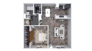 1 Bedroom 1 Bathroom