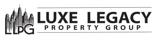 Luxe Legacy Property Group Logo Logo of Luxe Legacy Property Group featuring skyscrapers and the initials LLG in a modern design.