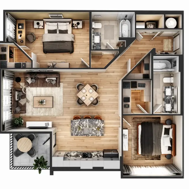 Asbury - Indoors, Interior Design