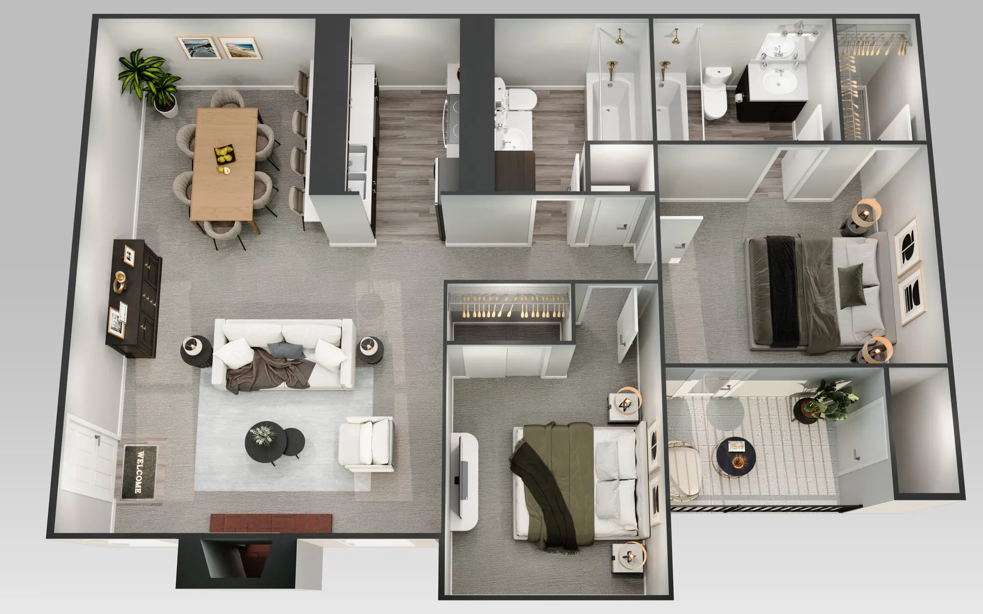 Springfield Crossing Apartments - Indoors, Interior Design, Furniture