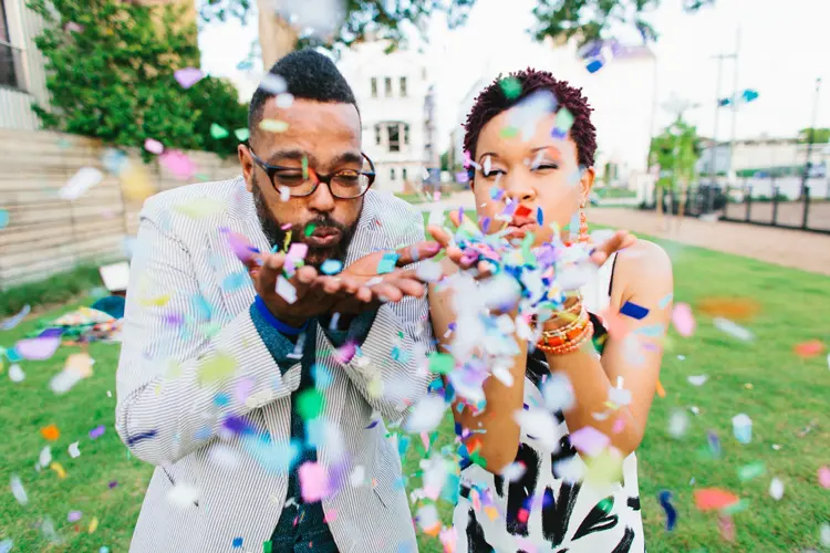 North Post Oak Lofts - Person confetti