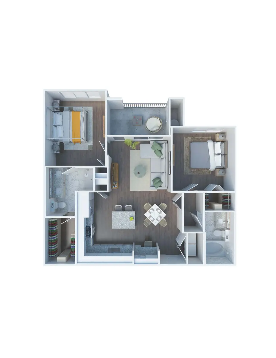 Mustang Ridge - Diagram, Floor Plan, Indoors