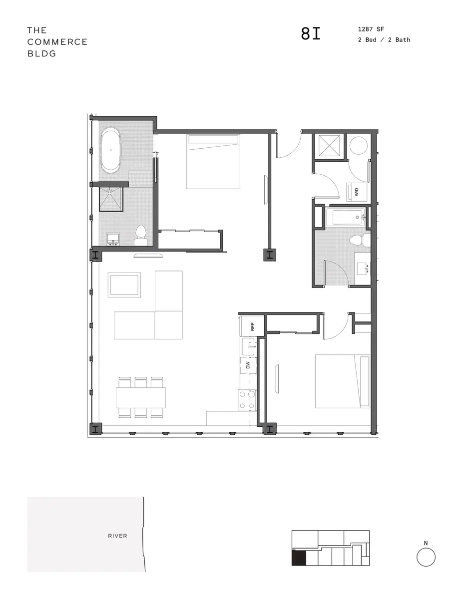 The Commerce Building - Floor Plan, Diagram