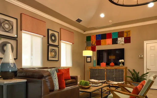 The Corinthian Apartments - Living Room, Room, Indoors