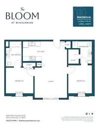 Two bedroom, Two Bathroom