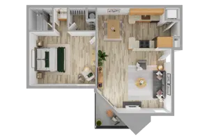 1B Flat REEP Renovated