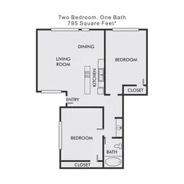 Two Bedroom Two Bedroom