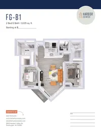 2 Bedroom 2 Bathroom