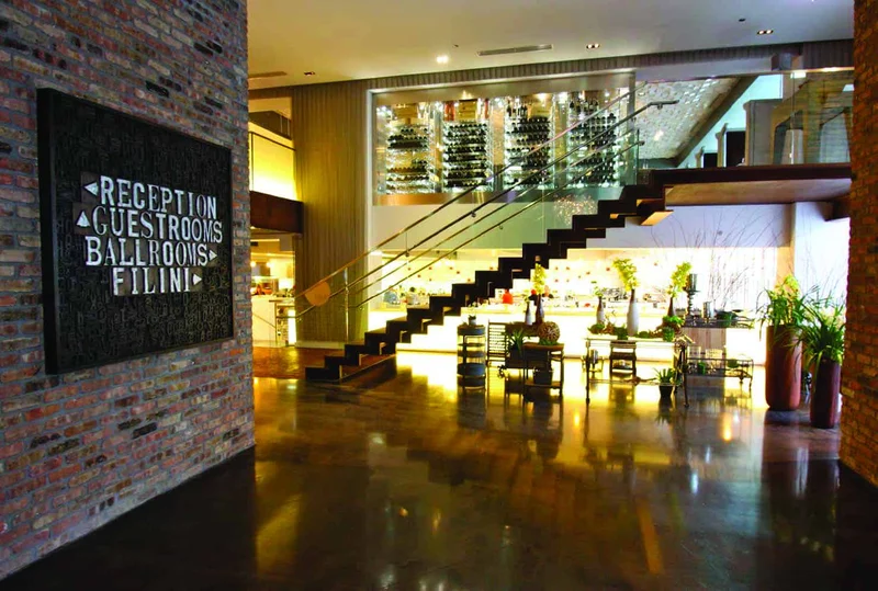 Aqua at Lakeshore East Aqua at Lakeshore East - Hotel Area with Firelake