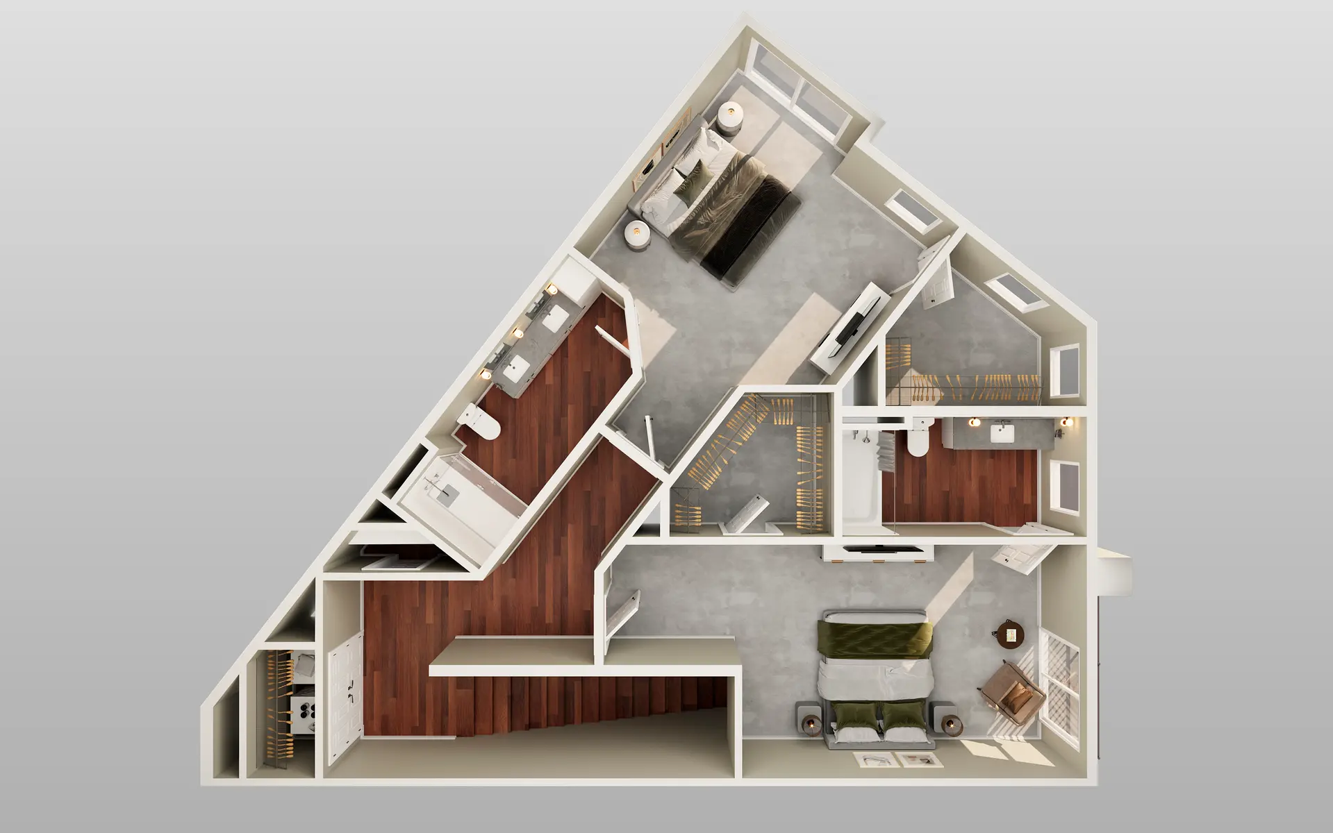 District Midtown District Midtown - Diagram, Floor Plan, Indoors