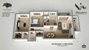2 Bedroom 2 Bathroom