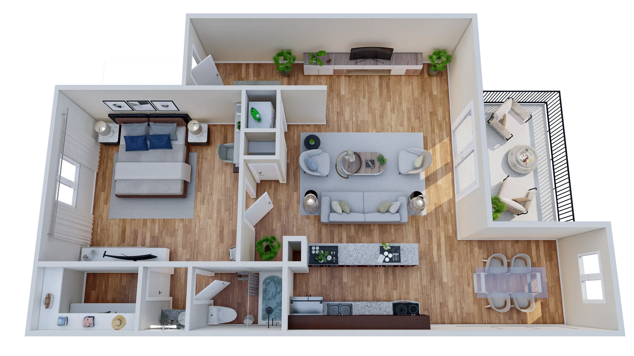 Element Austin Apartments - Indoors, Interior Design, Furniture