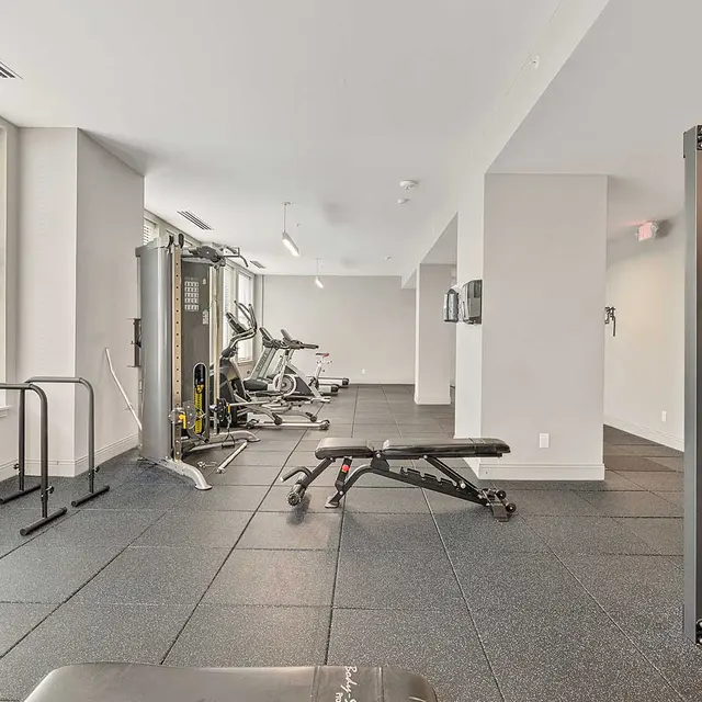 Provident-apartment-_0015_The Provident - 630 Vine Street_CincyPhotoPro-gym (3) - Floor, Working Out, Fitness