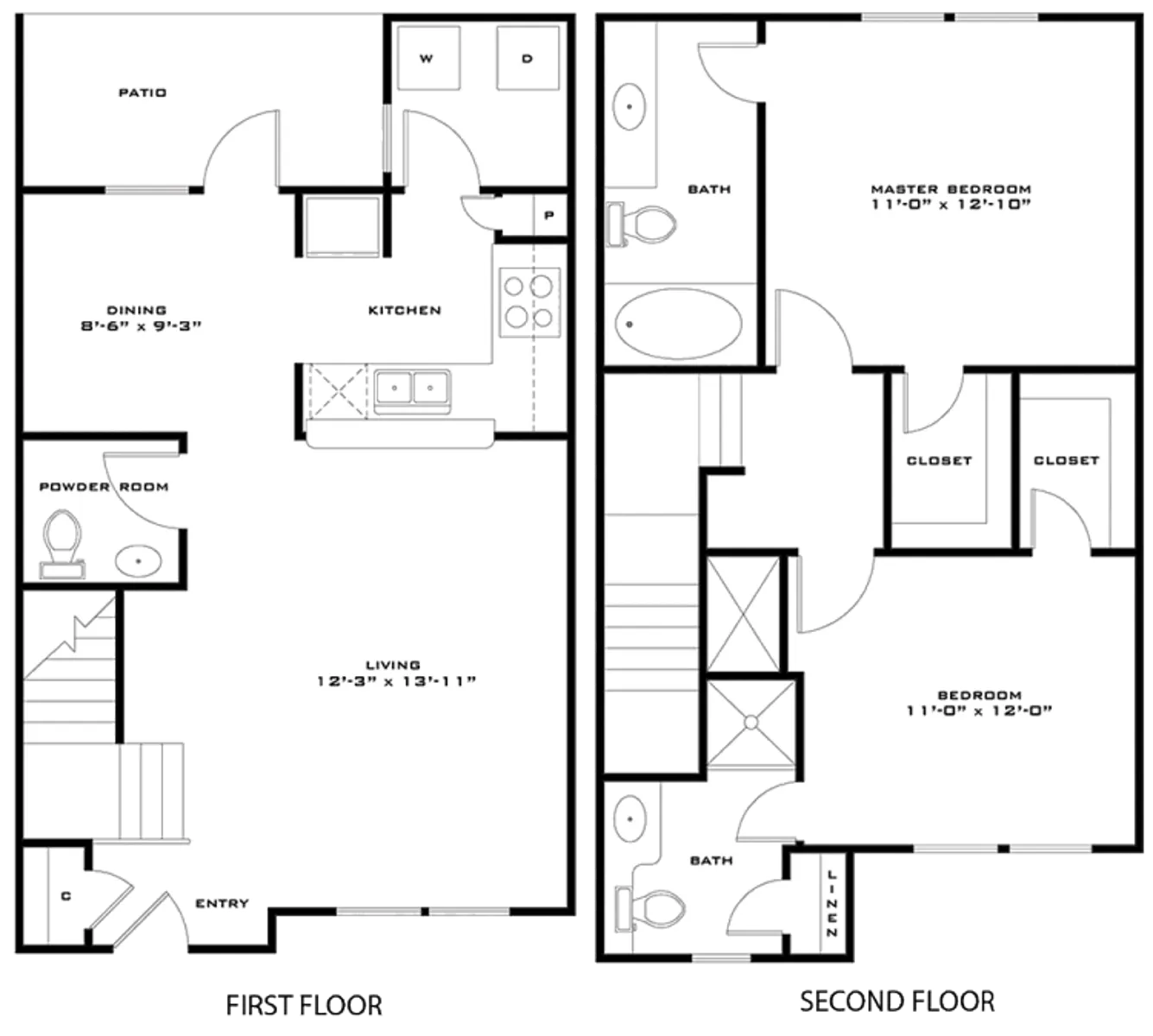 Park at Woodwind Lakes - Diagram, Floor Plan