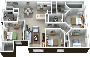 4 Bedroom,3 Bathroom