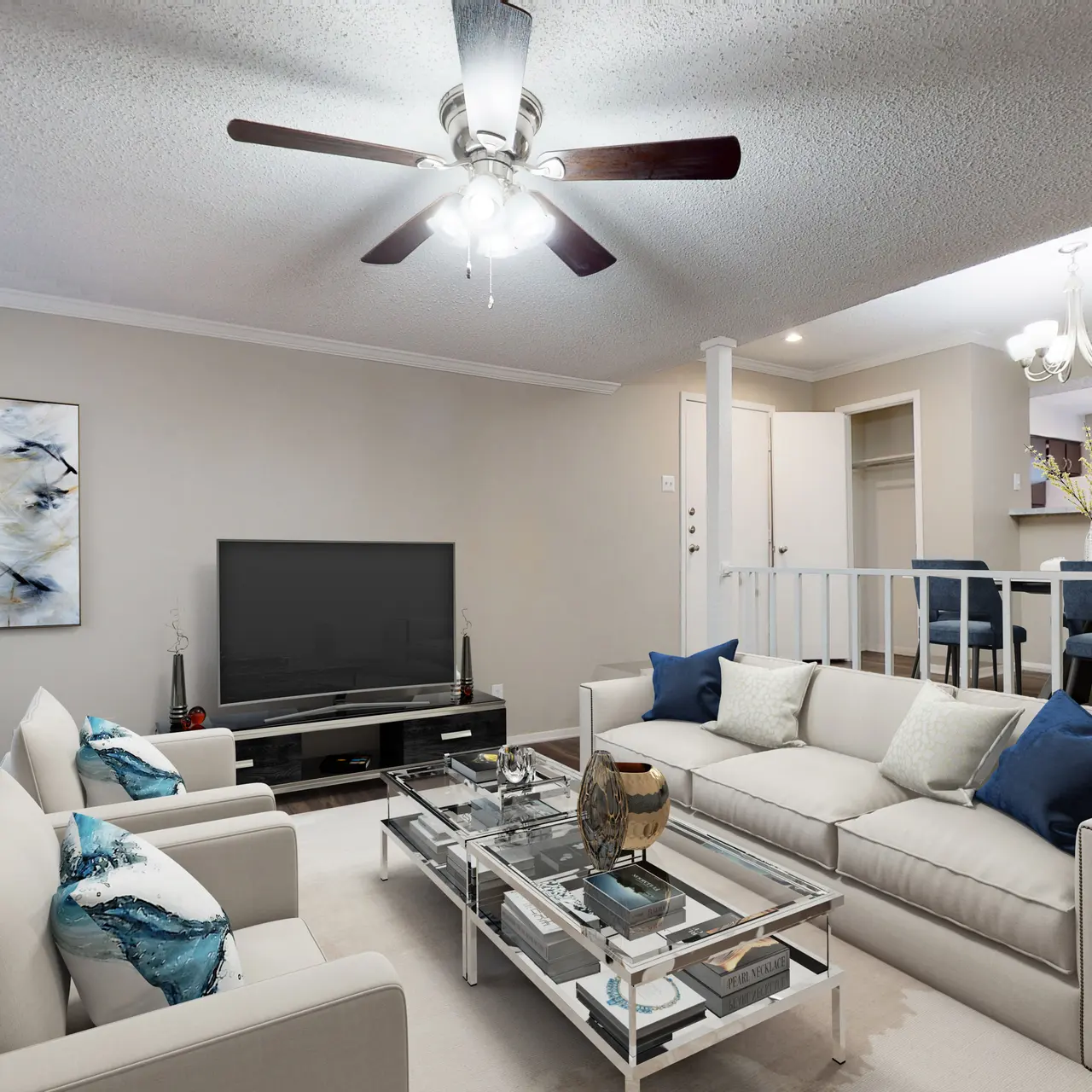 Woodlands of Arlington Apartments - Table, Home Decor, Living Room