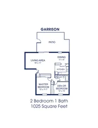 2Bed/1Ba-Dn W/D (G)
