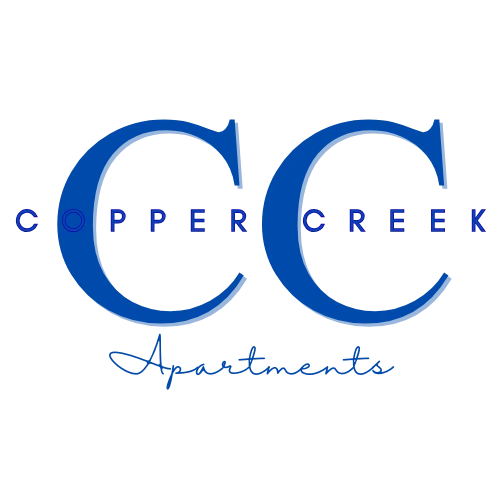 Copper Creek Apartments Logo Logo for Copper Creek Apartments featuring the letters CC and the words Copper Creek Apartments.
