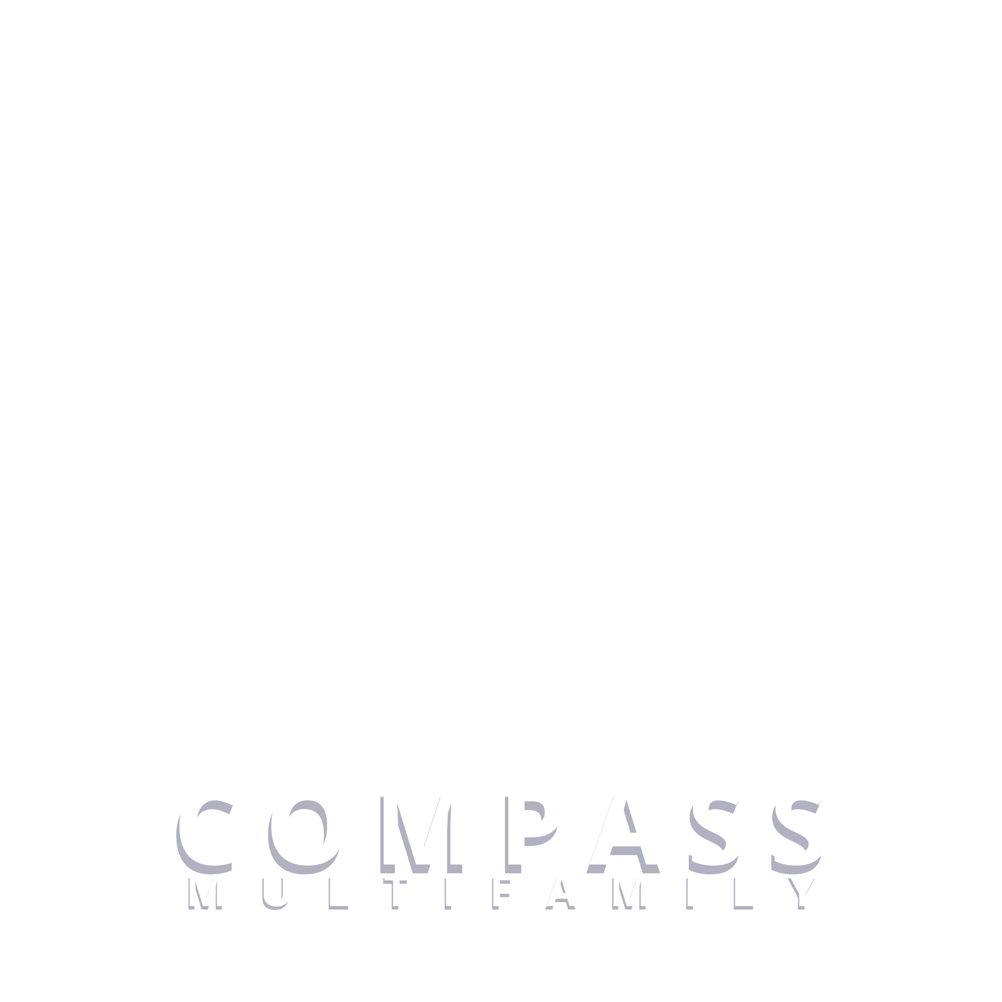 Compass Multifamily Branding Logo of Compass Multifamily featuring a compass design above the text.