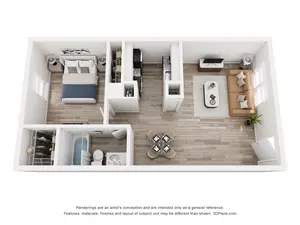 Alma Cherrywood - A2 - 1 Bed | 1 Bath