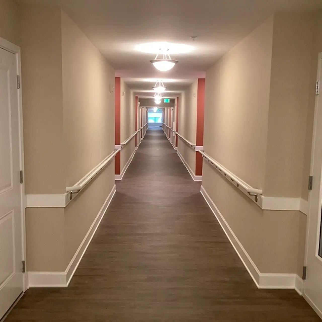 Prosperity Ridge - Indoors, Lamp, Hallway