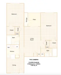 Large 2/2 Bdr Upstairs