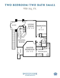 2 Bedroom 2 Bathroom Small Premium