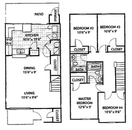 DT50 4 Bedroom Townhome