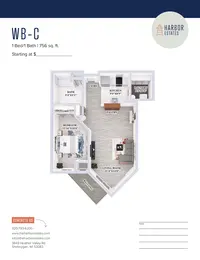 1 Bedroom 1 Bathroom