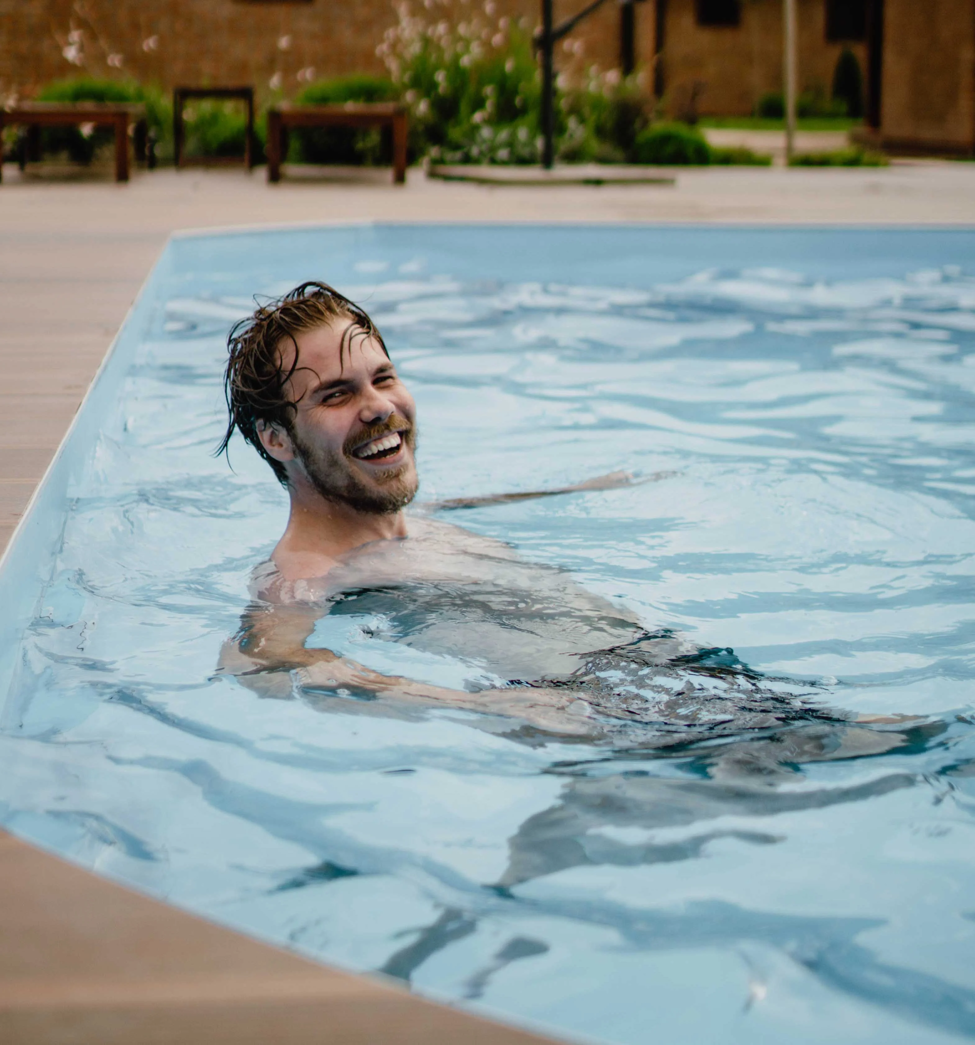 Mosaic - Person, Swimming, Water