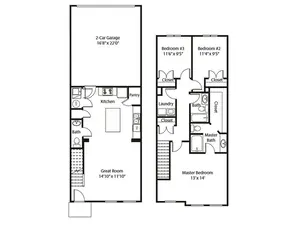 3 Bedroom 2.5 Bathroom