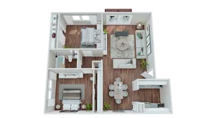 Peak - 2x1 - 860 sqft Standard