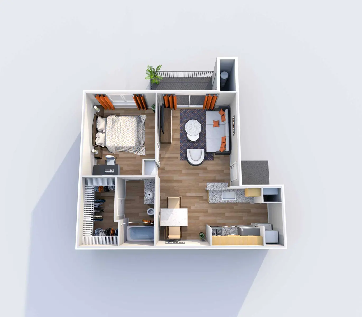 Carmel Apartments - Diagram
