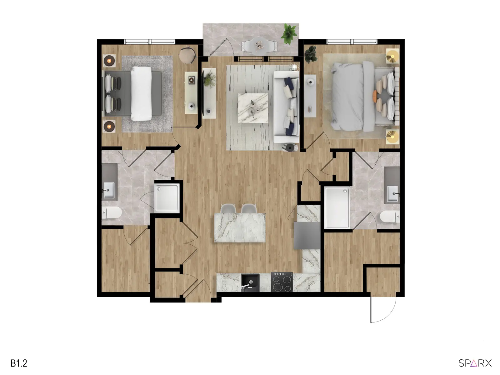 Standard on the River Standard on the River - Diagram, Floor Plan, Plan