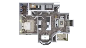 1 Bedroom 1 Bathroom