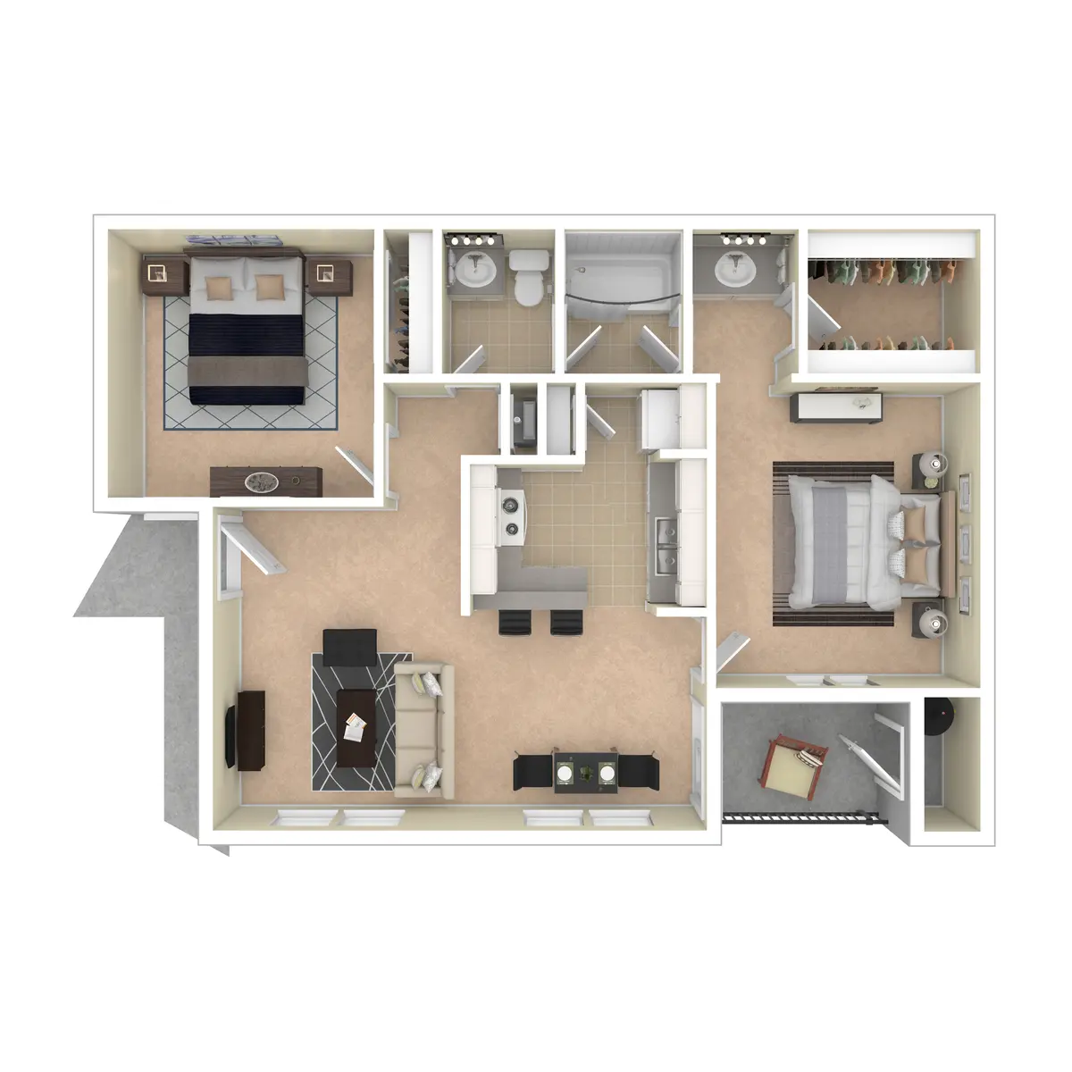 Sycamore Creek Apts - Diagram