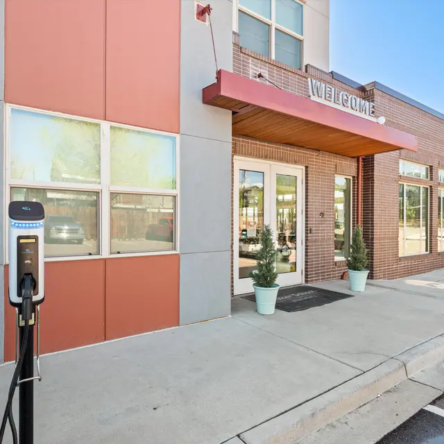 Leasing Office & EV Charging Station - Baker School Apartments