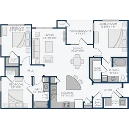 3 Bedroom 2 Bathroom