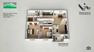 2 Bdrm 1 Ba - Large