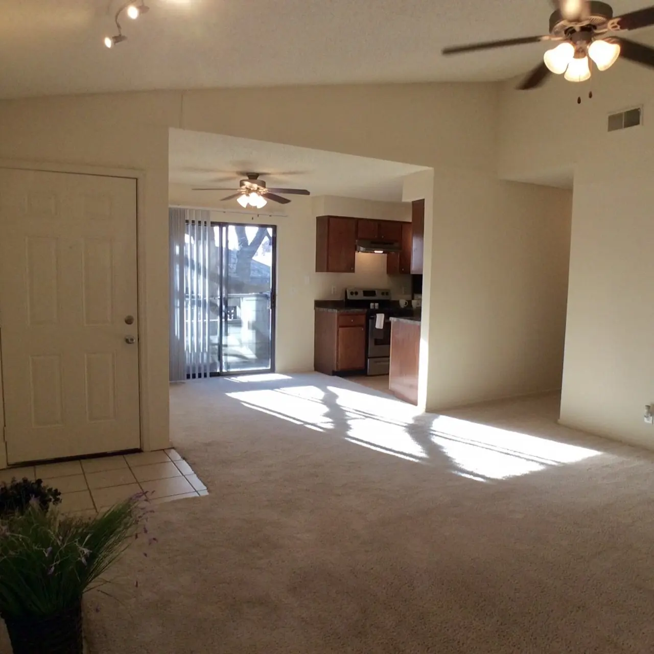 Pepper Tree - Duplex Living + Dining Room Pepper Tree - Flooring, Floor, Ceiling Fan