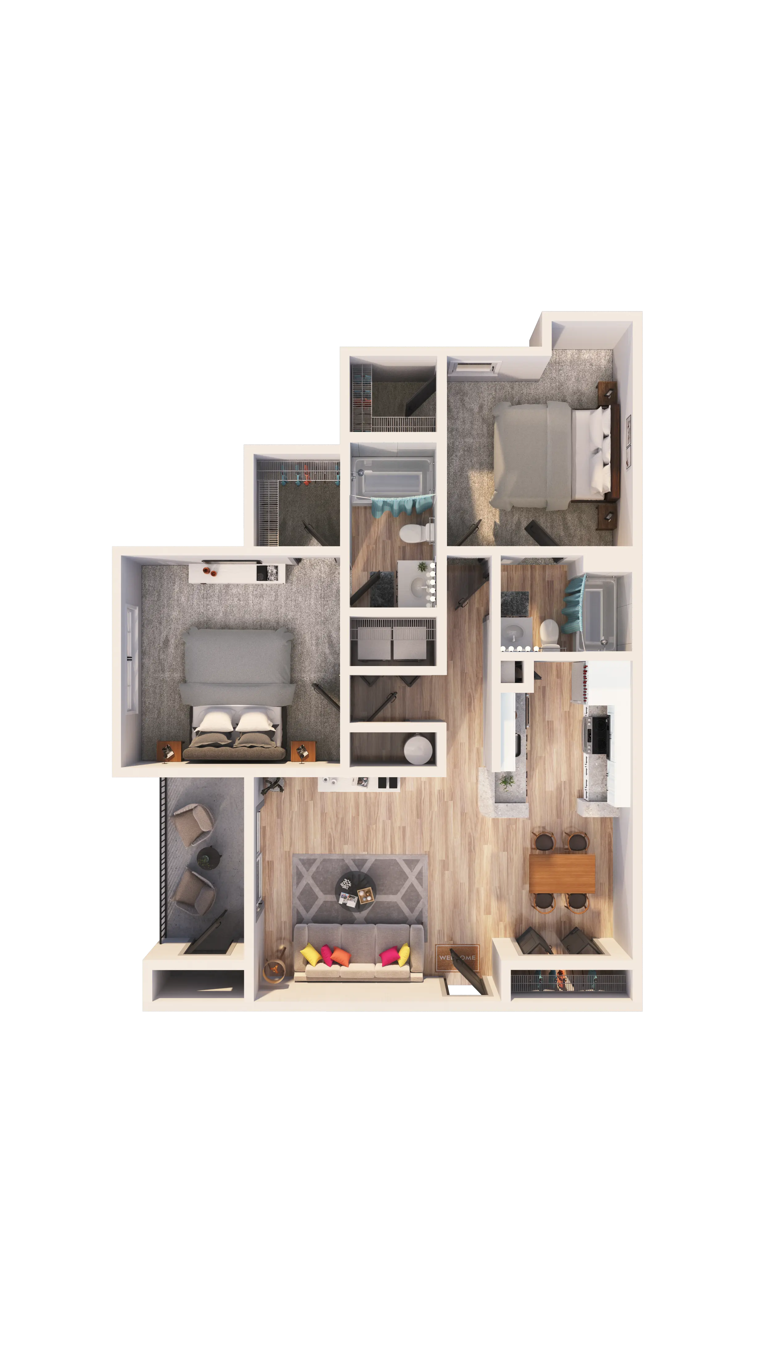 Deluxe Two Bedroom